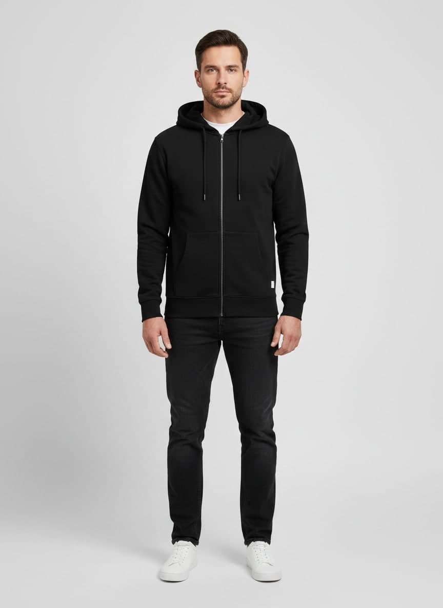JJEBASIC SWEAT ZIP HOOD NOOS